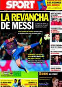 Portada diario Sport del 25 de Octubre de 2011