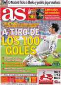 Portada diario AS del 26 de Octubre de 2011