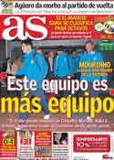 Portada diario AS del 2 de Noviembre de 2011