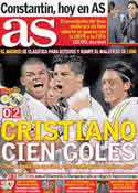 Portada diario AS del 3 de Noviembre de 2011