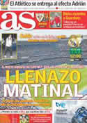 Portada diario AS del 6 de Noviembre de 2011