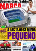 Portada diario Marca del 6 de Noviembre de 2011