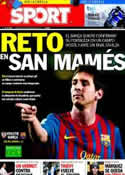 Portada diario Sport del 6 de Noviembre de 2011