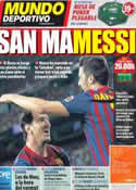 Portada Mundo Deportivo del 6 de Noviembre de 2011