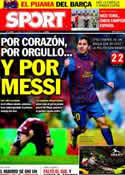 Portada diario Sport del 7 de Noviembre de 2011