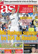 Portada diario AS del 8 de Noviembre de 2011