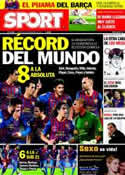 Portada diario Sport del 8 de Noviembre de 2011