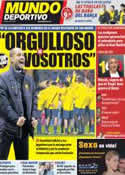 Portada Mundo Deportivo del 8 de Noviembre de 2011