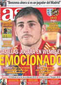 Portada diario AS del 12 de Noviembre de 2011