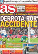 Portada diario AS del 13 de Noviembre de 2011