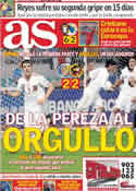 Portada diario AS del 16 de Noviembre de 2011