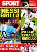 Portada diario Sport del 16 de Noviembre de 2011