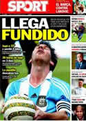 Portada diario Sport del 17 de Noviembre de 2011