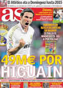 Portada diario AS del 18 de Noviembre de 2011