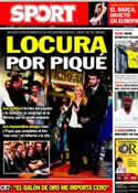 Portada diario Sport del 18 de Noviembre de 2011