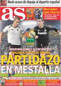 Portada diario AS del 19 de Noviembre de 2011