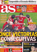 Portada diario AS del 21 de Noviembre de 2011