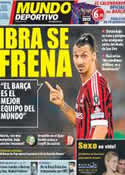 Portada Mundo Deportivo del 22 de Noviembre de 2011