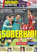 Portada Mundo Deportivo del 24 de Noviembre de 2011