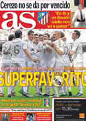 Portada diario AS del 25 de Noviembre de 2011