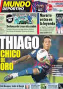 Portada Mundo Deportivo del 25 de Noviembre de 2011