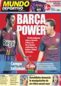 Portada Mundo Deportivo del 26 de Noviembre de 2011