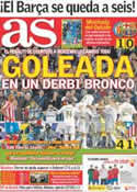 Portada diario AS del 27 de Noviembre de 2011