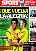 Portada diario Sport del 29 de Noviembre de 2011