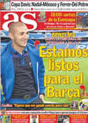 Portada diario AS del 2 de Diciembre de 2011