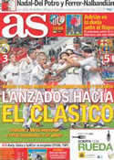 Portada diario AS del 4 de Diciembre de 2011