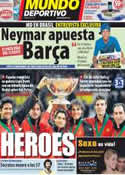 Portada Mundo Deportivo del 5 de Diciembre de 2011