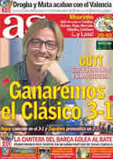 Portada diario AS del 7 de Diciembre de 2011