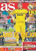 Portada diario AS del 11 de Diciembre de 2011