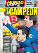 Portada Mundo Deportivo del 11 de Diciembre de 2011