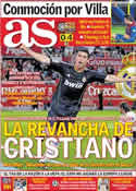 Portada diario AS del 16 de Diciembre de 2011