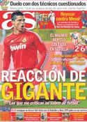 Portada diario AS del 18 de Diciembre de 2011