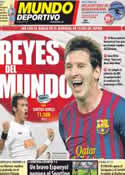 Portada Mundo Deportivo del 18 de Diciembre de 2011