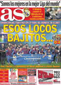 Portada diario AS del 19 de Diciembre de 2011