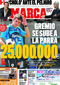 Portada diario Marca del 22 de Diciembre de 2011