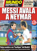 Portada Mundo Deportivo del 22 de Diciembre de 2011