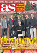 Portada diario AS del 24 de Diciembre de 2011