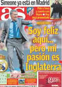 Portada diario AS del 27 de Diciembre de 2011