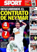 Portada diario Sport del 27 de Diciembre de 2011