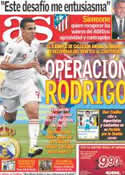 Portada diario AS del 28 de Diciembre de 2011