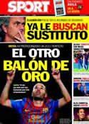 Portada diario Sport del 28 de Diciembre de 2011