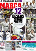 Portada diario Marca del 30 de Diciembre de 2011