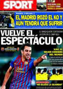 Portada diario Sport del 4 de Enero de 2012