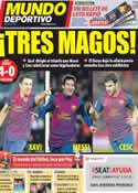 Portada Mundo Deportivo del 5 de Enero de 2012