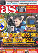 Portada diario AS del 6 de Enero de 2012