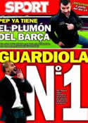 Portada diario Sport del 7 de Enero de 2012